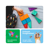 PicassoTiles Travel Size Rocket Magnetic Playset