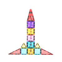 PicassoTiles Travel Size Rocket Magnetic Playset