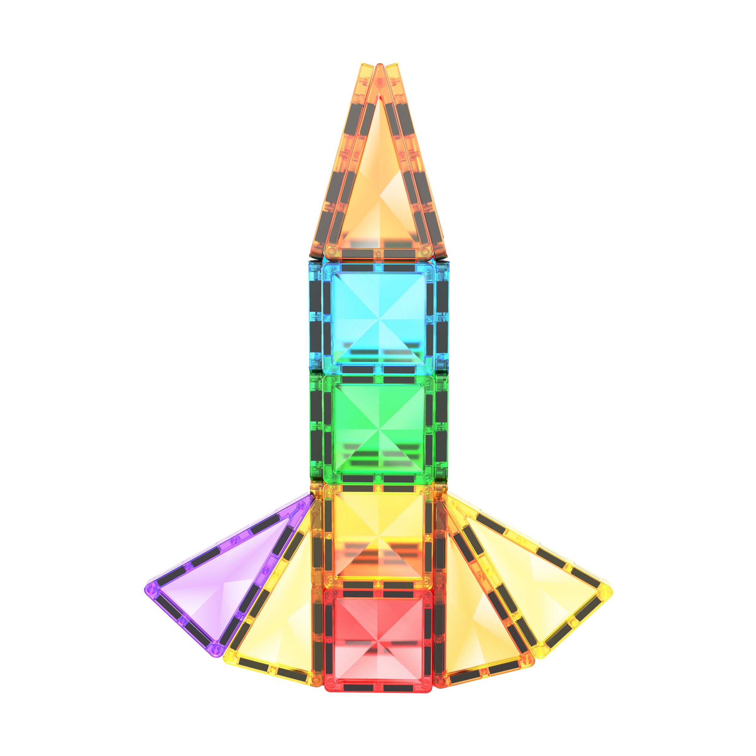 PicassoTiles Travel Size Rocket Magnetic Playset