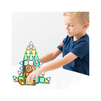 PicassoTiles 60 Piece Magnetic Building Set - Travel Sized
