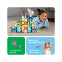 PicassoTiles Mini Diamond 61pc Travel Set