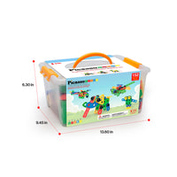 PicassoTiles 152pc Engineering Construction Set with Power Drill