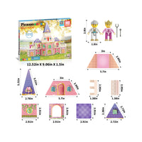 PicassoTiles 60pc Princess Castle