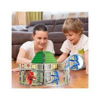 PicassoTiles Magnetic Tile Ninja Dojo Martial Arts Adventure Set