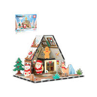 PicassoTiles Magnetic Gingerbread House Building Set - 46 Pieces