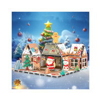 PicassoTiles Magnetic Gingerbread House Building Set - 46 Pieces