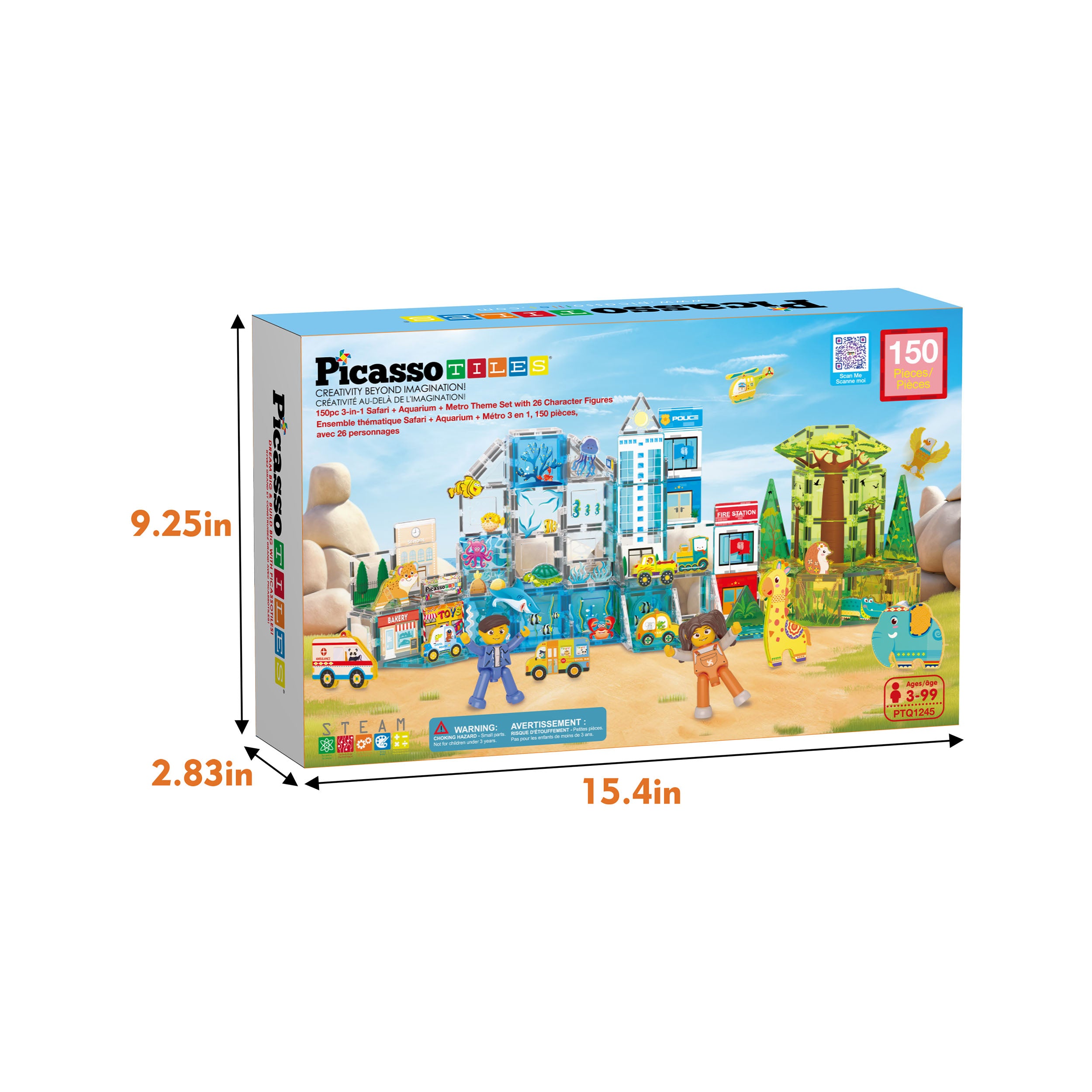 ジグソーパズル Picasso Tiles 150pieces Amazon.com: PicassoTiles 150 Piece Race Car Track Building Block
