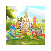 PicassoTiles Dino World Magnetic Tiles Adventure Set - 38 Pieces