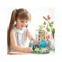 PicassoTiles Metro City Magnetic Tile Playset