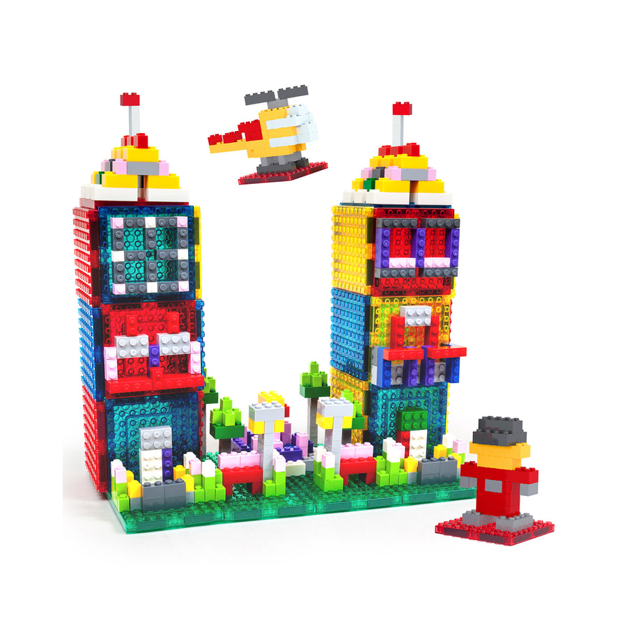 PicassoTiles 1016pc Magnetic Brick and Tiles Combo Set
