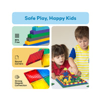 PicassoTiles 1016pc Magnetic Brick and Tiles Combo Set