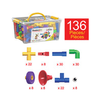 PicassoTiles Tube Building Block w/Musical Kit Pipes Puzzle Toy Set