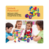 PicassoTiles Tube Building Block w/Musical Kit Pipes Puzzle Toy Set