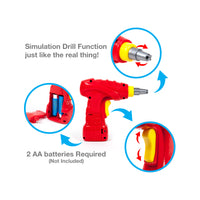PicassoTiles LED Race Car Take-Apart Kit with Toy Drill