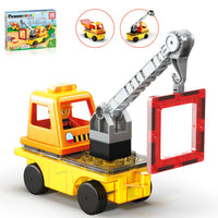 PicassoTiles 3-in-1 Magnetic Tile Building Brick Blocks Construction Set
