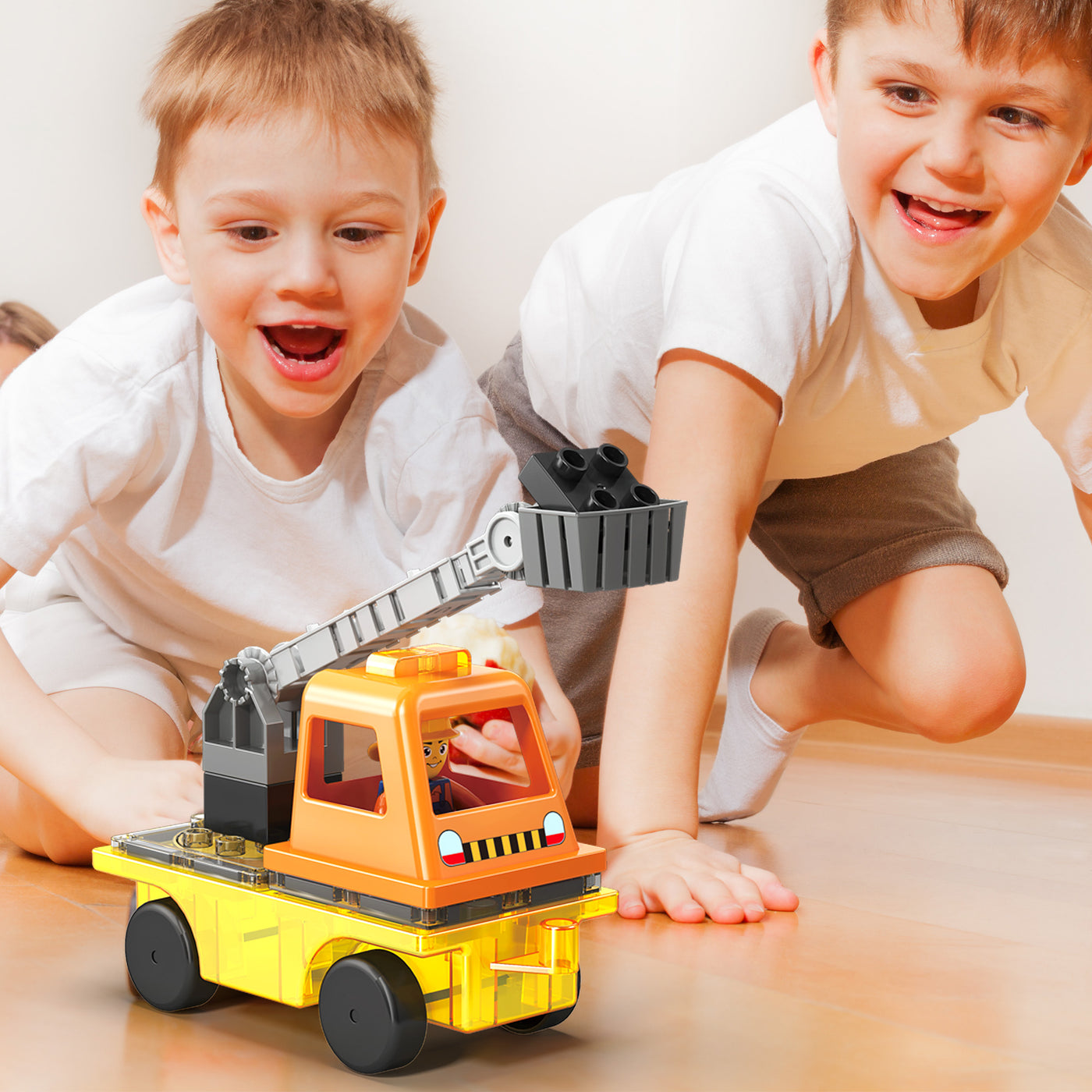 PicassoTiles 3-in-1 Magnetic Tile Building Brick Blocks Construction Set