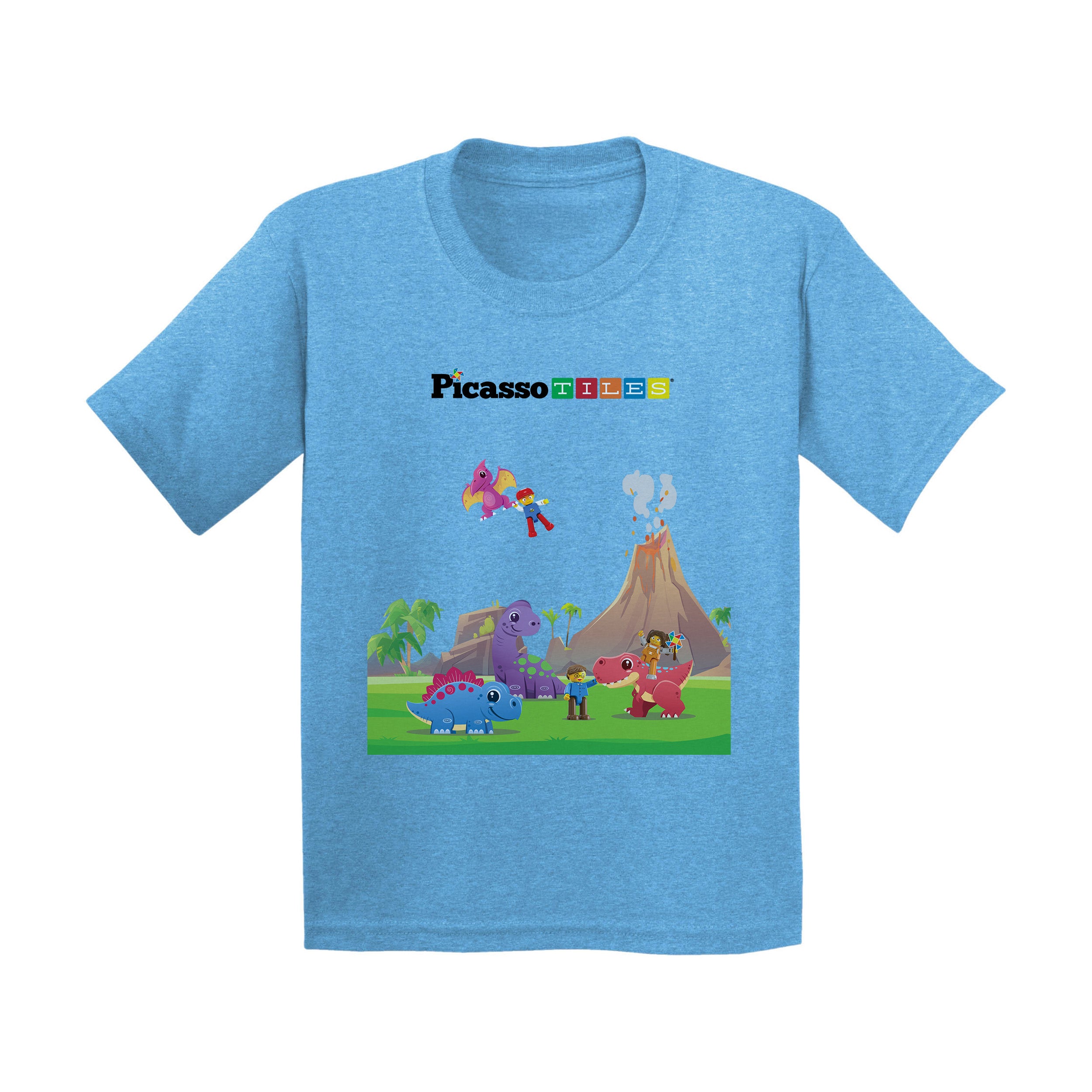 PicassoTiles Dinosaur World Kids T-Shirt