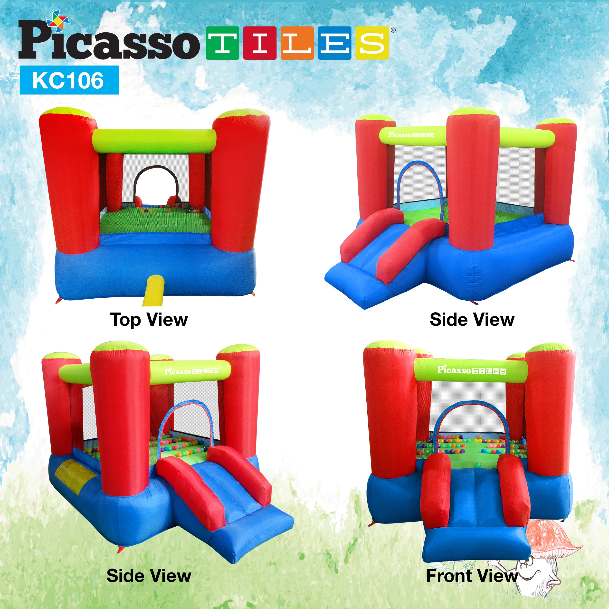 Picasso tiles bounce sales house