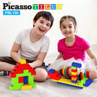 PicassoTiles Large Colorful Building Brick Block Kit