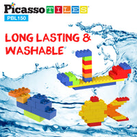 PicassoTiles Large Colorful Building Brick Block Kit