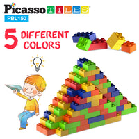 PicassoTiles Large Colorful Building Brick Block Kit