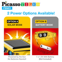 PicassoTiles 12-in-1 Solar Powered Space Robot Science Kit