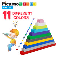 PicassoTiles 1,250 Piece Brick Block Building Set