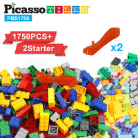 PicassoTiles 1750 Piece Building Brick Set