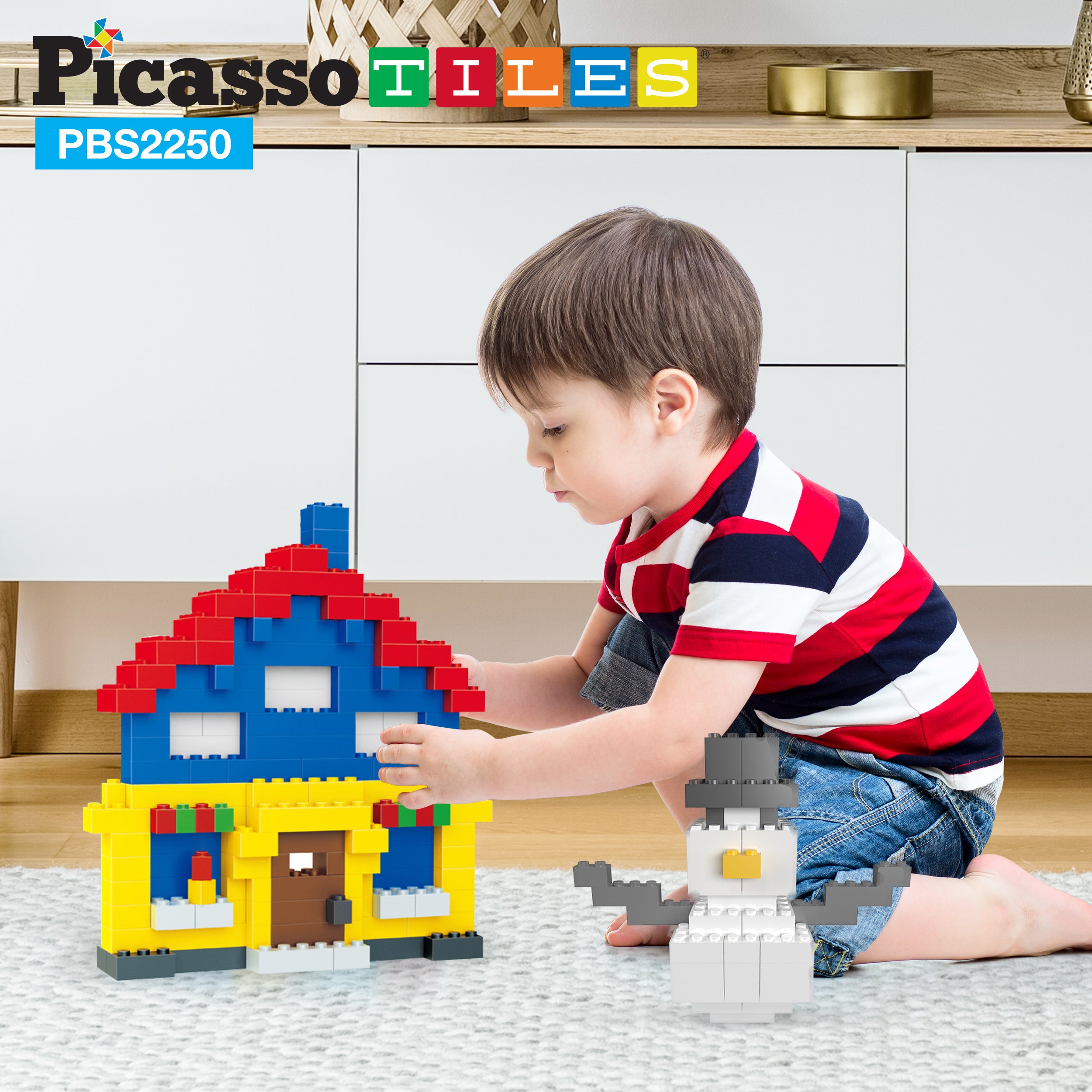 PicassoTiles Building Brick Block 2250 Piece Set