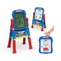 PicassoTiles 2-in-1 Easel Art Drawing Board with Accessories