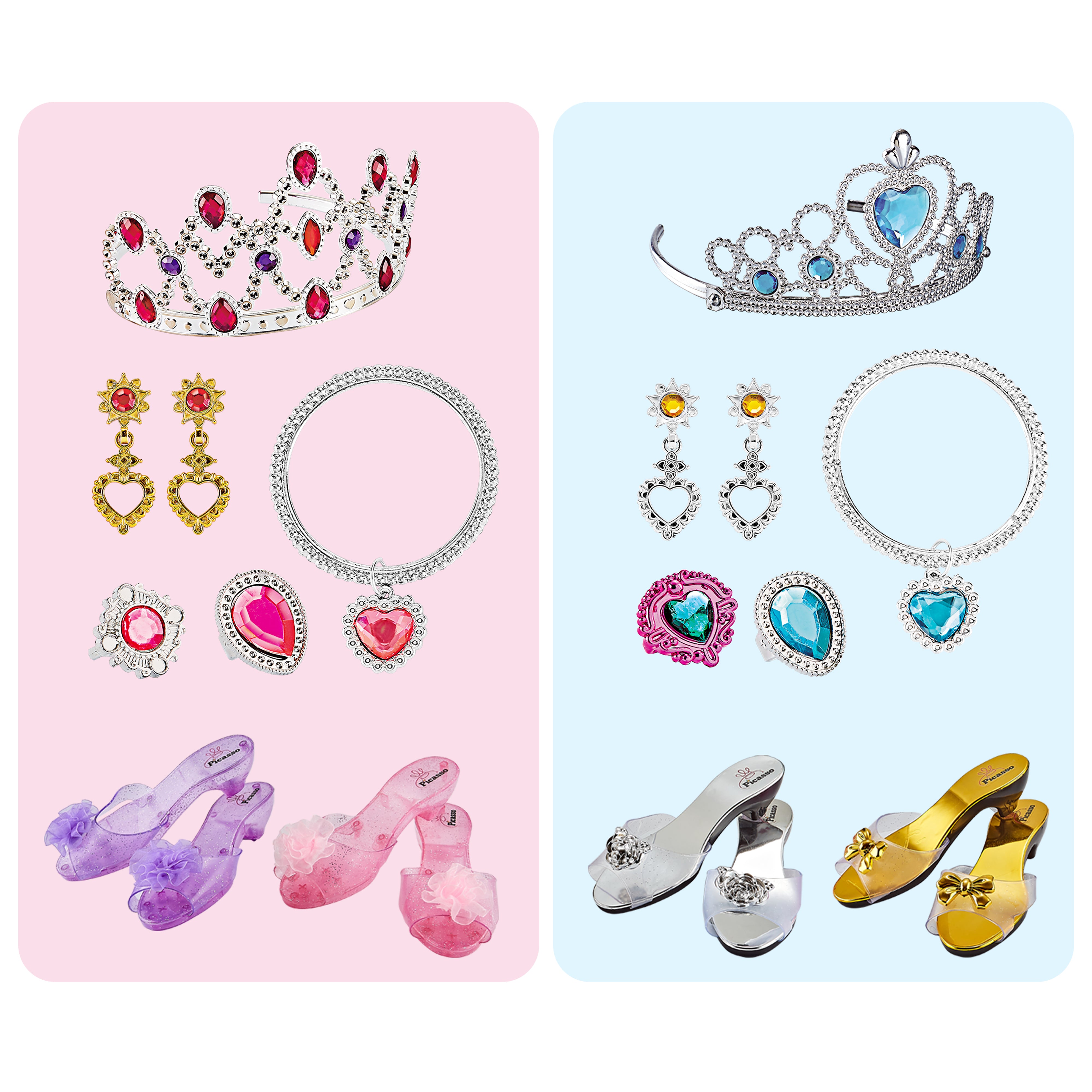 PicassoTiles 20 Piece Fairytale Royal Princess Dress Up Kit PicassoTiles 20 Piece Fairytale Royal Princess Dress Up Kit