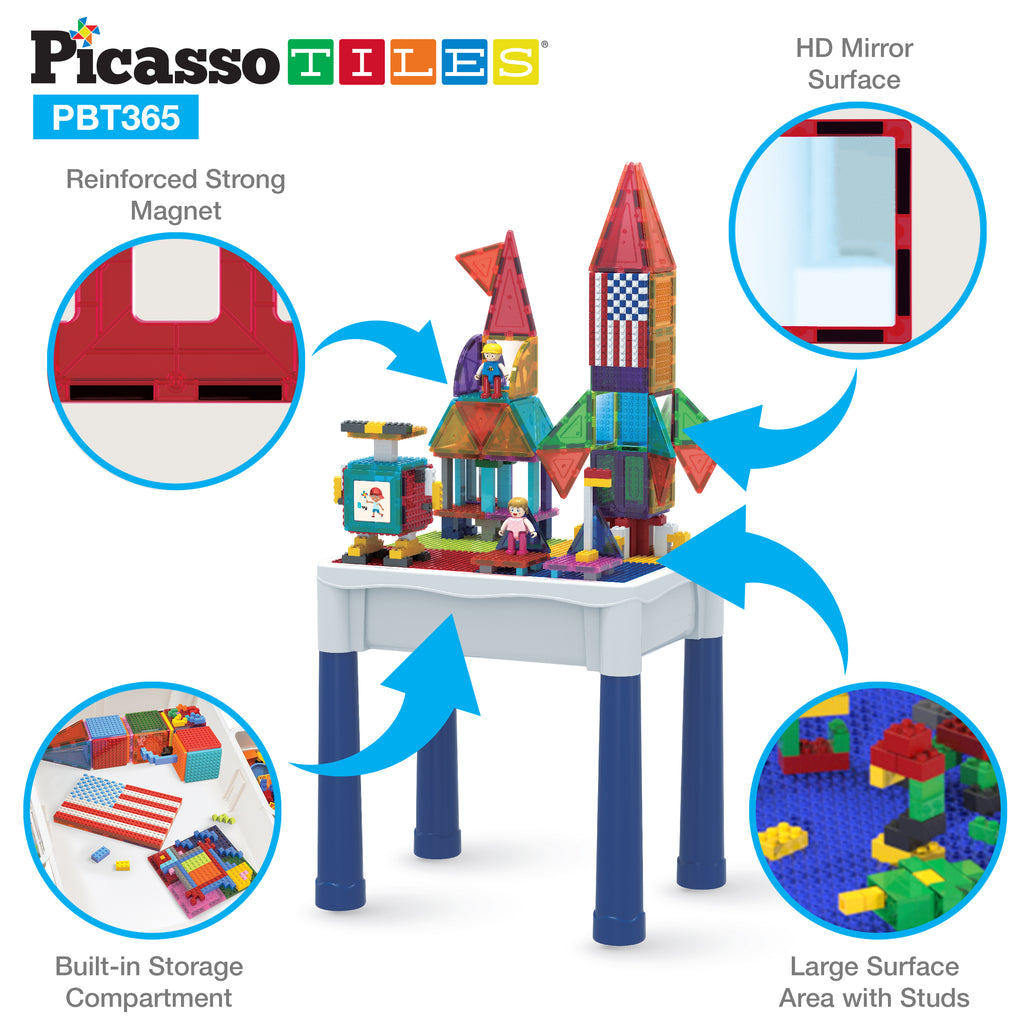 PicassoTiles All-in-One Kids Art Easel Drawing Board - 20400274