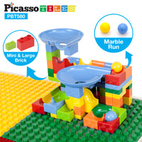 PicassoTiles Large Building Blocks Activity Center Table & Chair Set