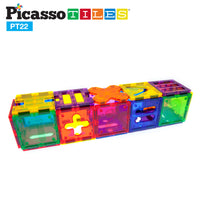 PicassoTiles Magnetic Building Block Numbers Math Set