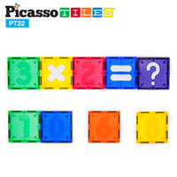 PicassoTiles Magnetic Building Block Numbers Math Set