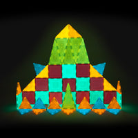 PicassoTiles Glow-in-the-Dark Magnetic Tiles