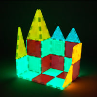 PicassoTiles Glow-in-the-Dark Magnetic Tiles