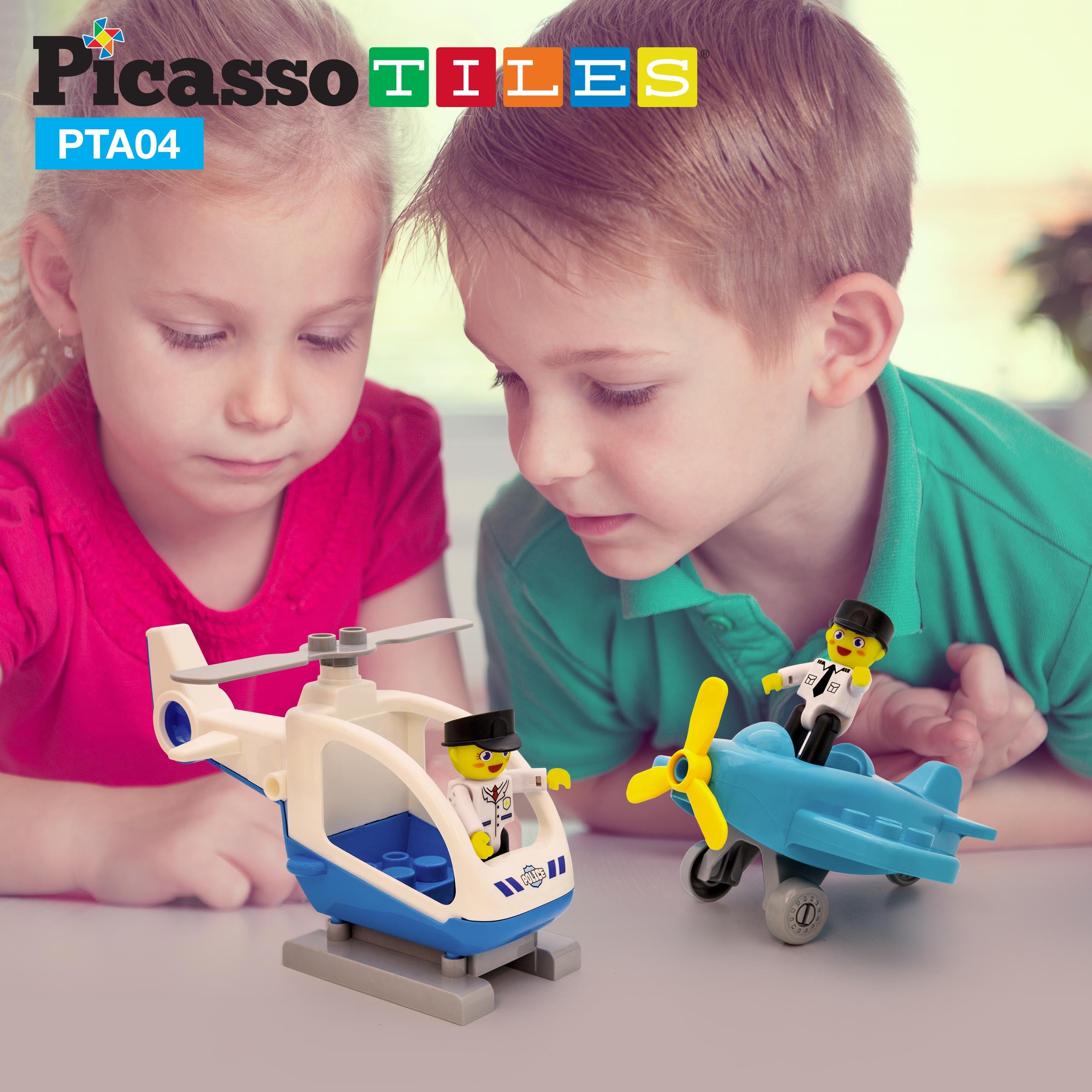 Buy PicassoTiles® Aircraft Character Figure Set PTA04 · PicassoTiles