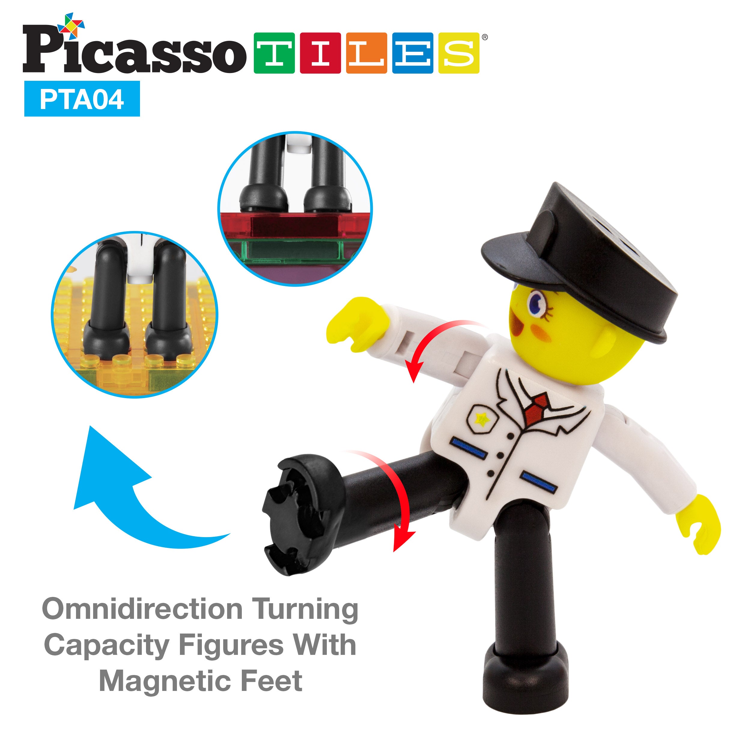 Buy PicassoTiles® Aircraft Character Figure Set PTA04 · PicassoTiles
