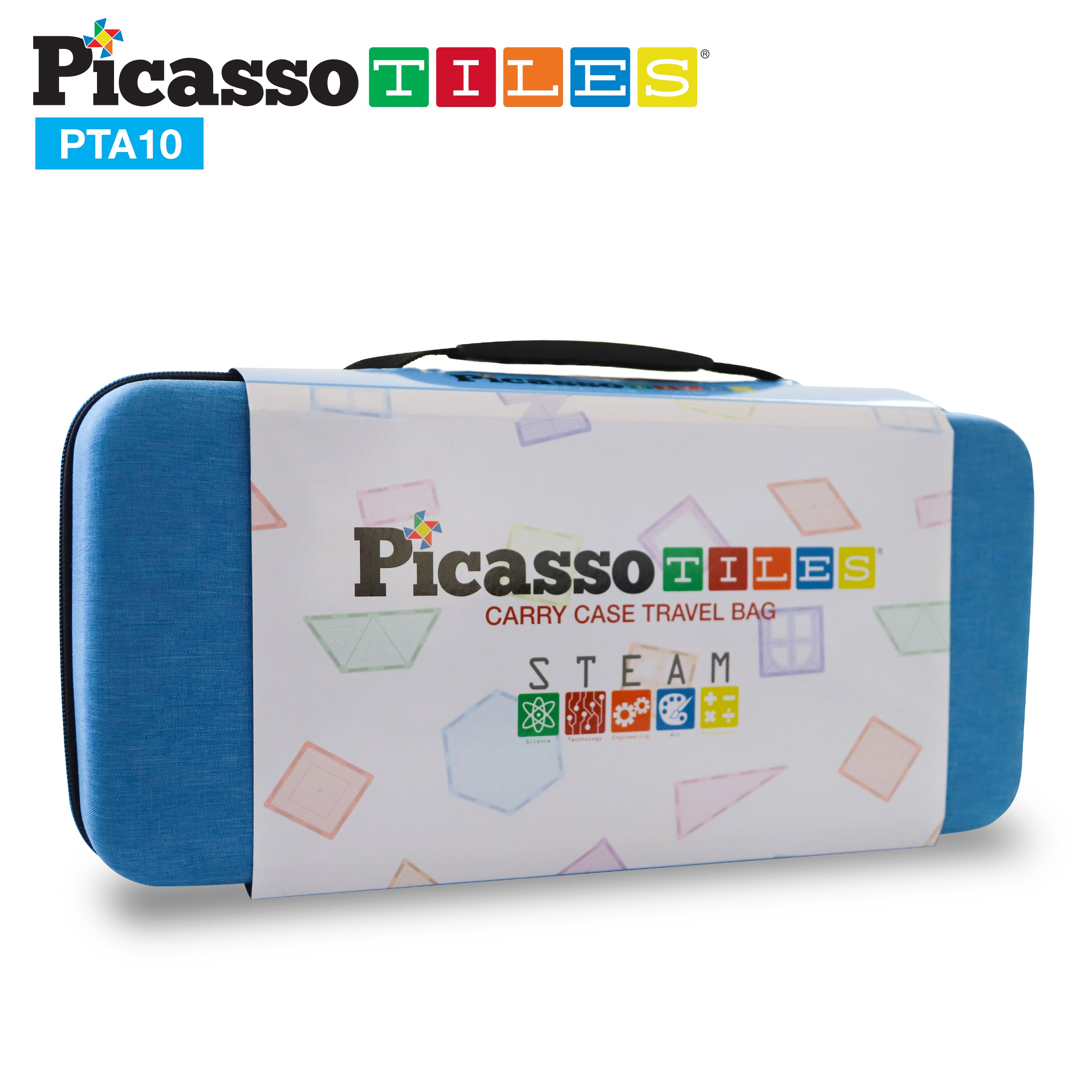 PicassoTiles PicassoToys Toy Carry Case Magnetic Tiles Construction Bl