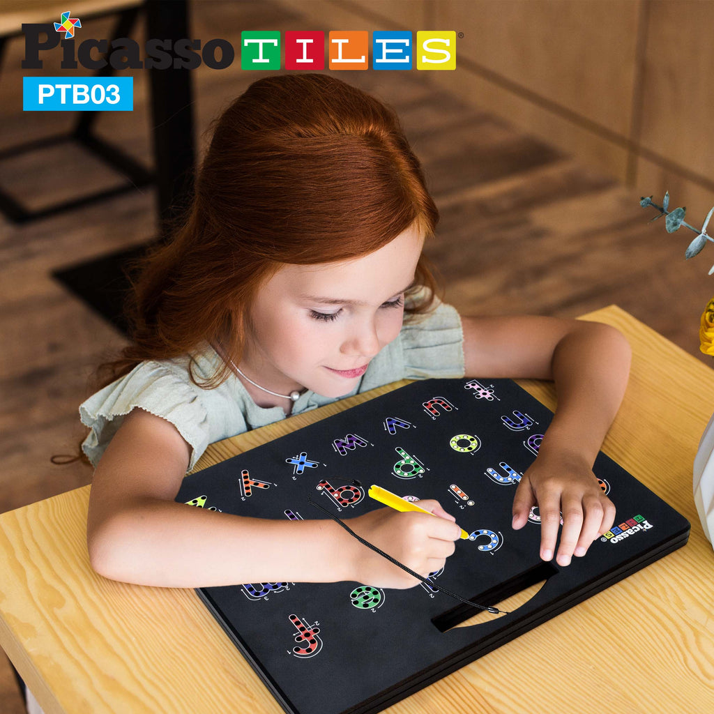 Drawing Tablet Writing Board Light up Drawing Board Learning Aids Early  Math Educational Toy for Children