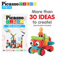 PicassoTiles 116pc Hedgehog Building Block Building Set