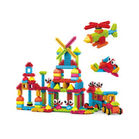 PicassoTiles 240pc Hedgehog Building Block Construction Building Set
