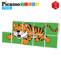 PicassoTiles 9 Piece Magnetic Magic Puzzle Cube Set