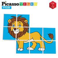 PicassoTiles 9 Piece Magnetic Magic Puzzle Cube Set