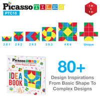 PicassoTiles Infinite Magnetic Puzzle Magic Pixy Cube Game Set