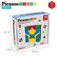 PicassoTiles Infinite Magnetic Puzzle Magic Pixy Cube Game Set