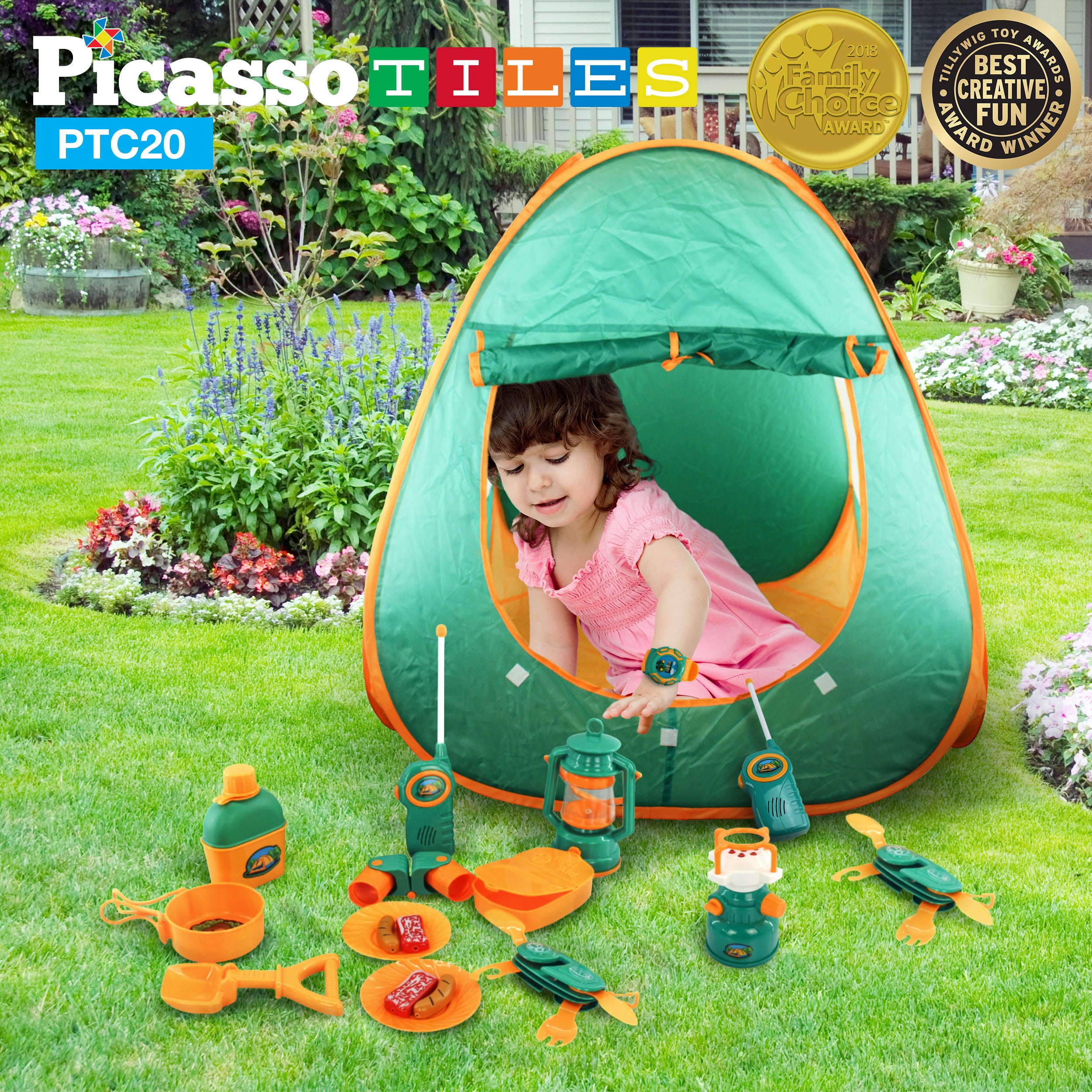 PicassoTiles Kids and Toddler Activity Camp Set