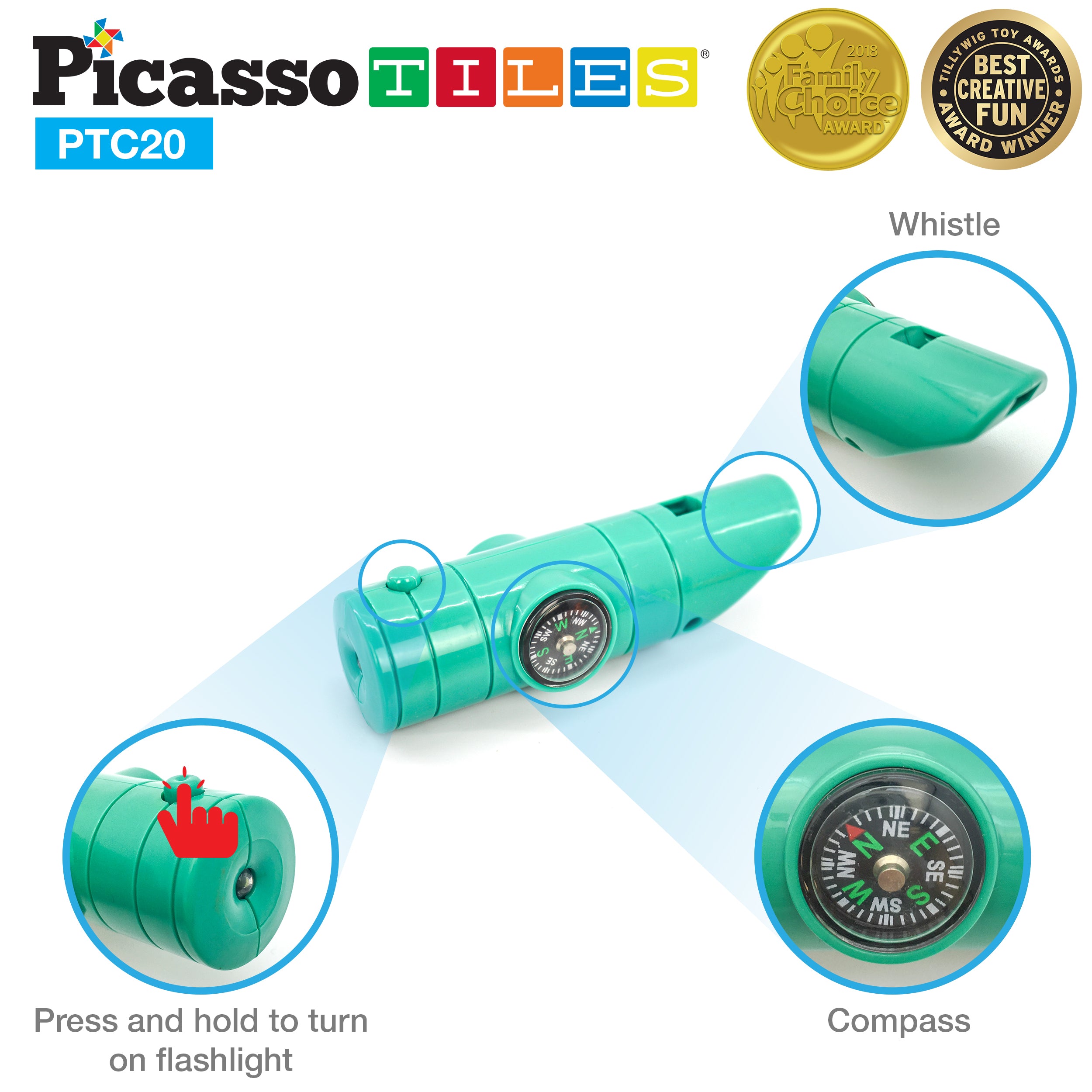 PicassoTiles Kids and Toddler Activity Camp Set