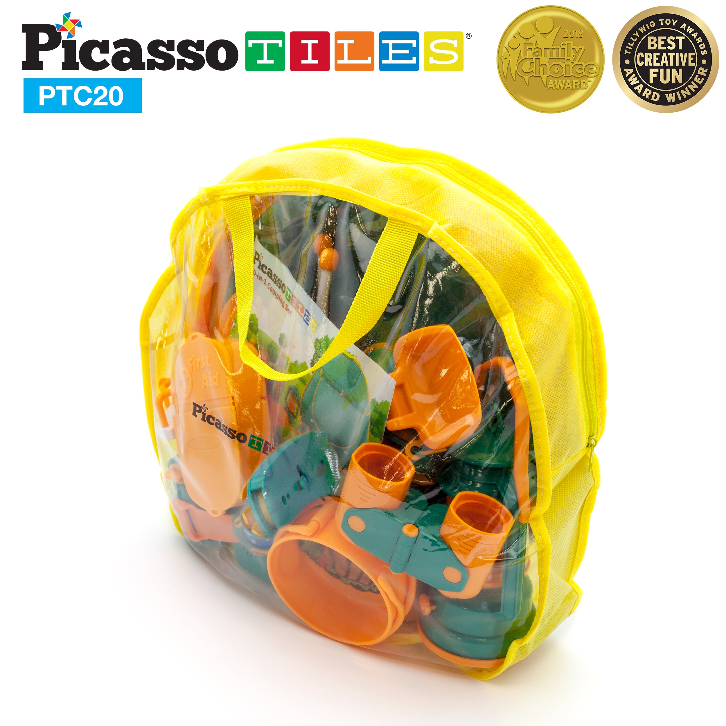 PicassoTiles Kids and Toddler Activity Camp Set